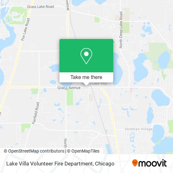 Lake Villa Volunteer Fire Department map