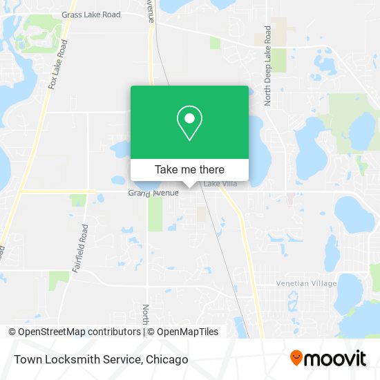 Mapa de Town Locksmith Service