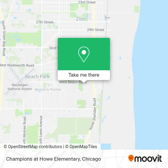 Champions at Howe Elementary map