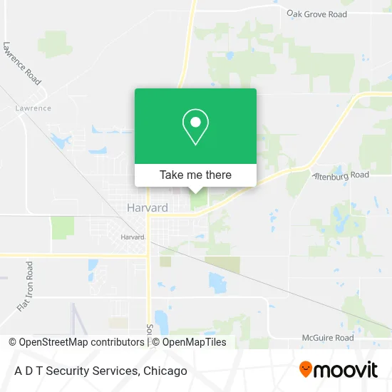 A D T Security Services map