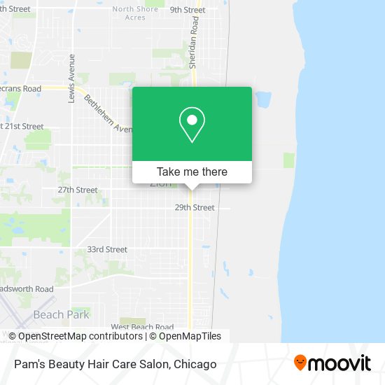 Mapa de Pam's Beauty Hair Care Salon