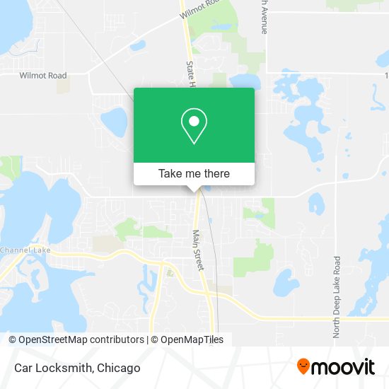 Mapa de Car Locksmith