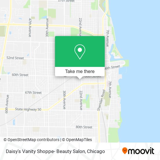 Mapa de Daisy's Vanity Shoppe- Beauty Salon