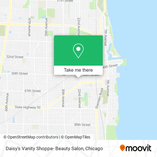 Daisy's Vanity Shoppe- Beauty Salon map