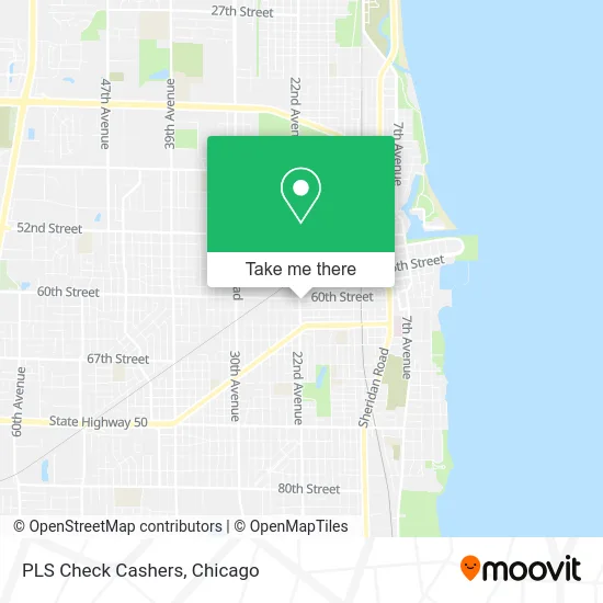 PLS Check Cashers map