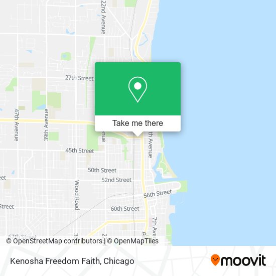 Kenosha Freedom Faith map