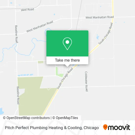 Pitch Perfect Plumbing Heating & Cooling map