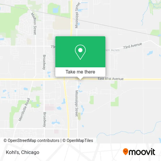 Kohl's map