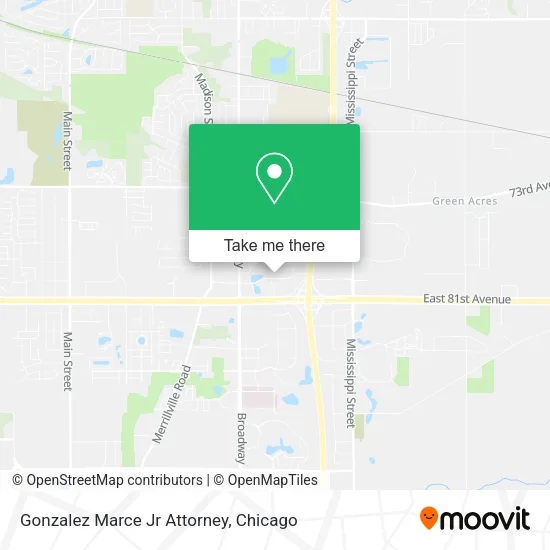 Mapa de Gonzalez Marce Jr Attorney