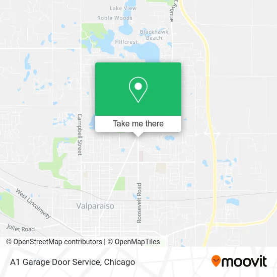 A1 Garage Door Service map