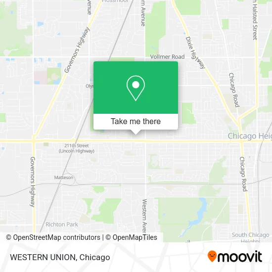 Mapa de WESTERN UNION