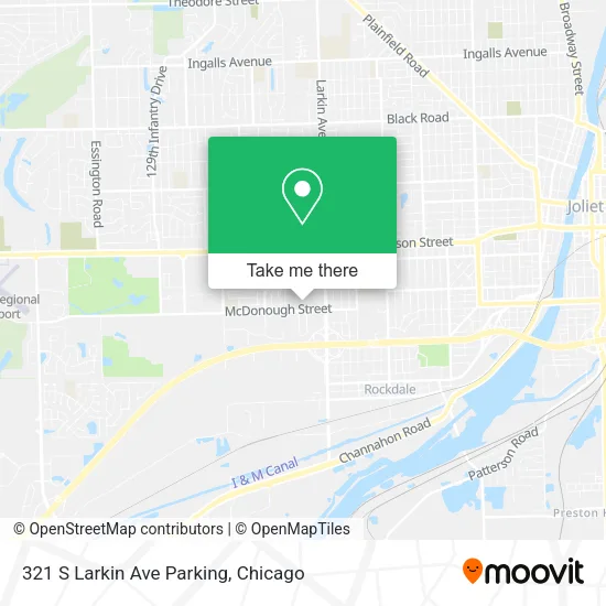 321 S Larkin Ave Parking map