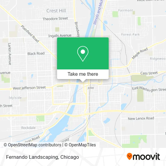 Fernando Landscaping map