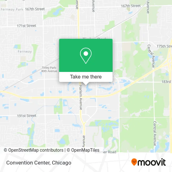 Convention Center map