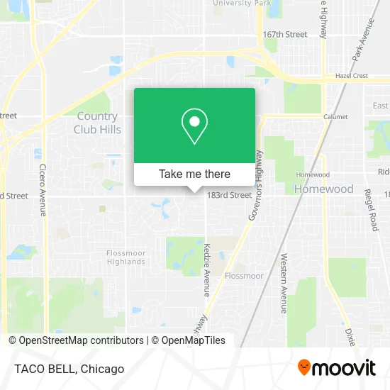 Mapa de TACO BELL