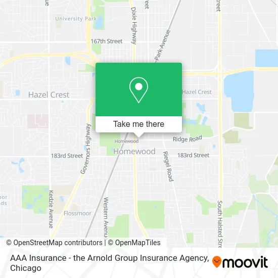 AAA Insurance - the Arnold Group Insurance Agency map