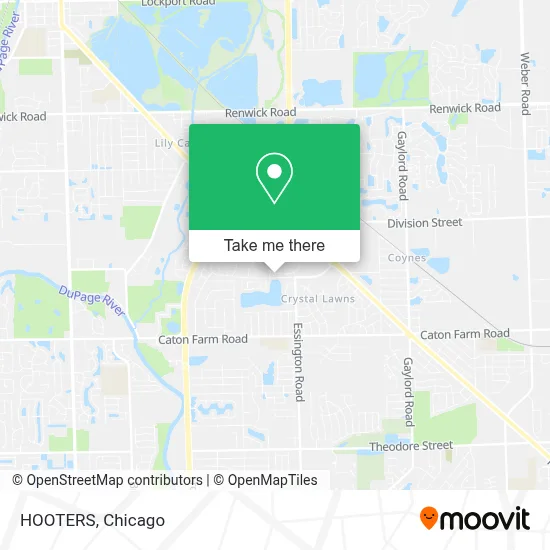 HOOTERS map