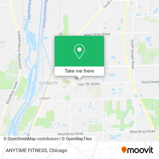 ANYTIME FITNESS map