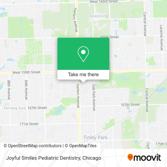 Joyful Smiles Pediatric Dentistry map