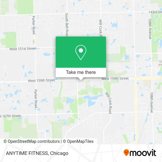 ANYTIME FITNESS map