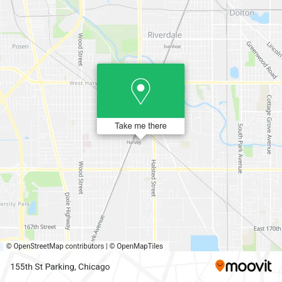 155th St Parking map