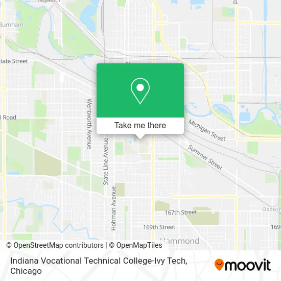 Indiana Vocational Technical College-Ivy Tech map