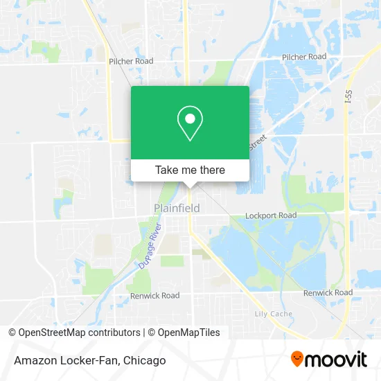 Amazon Locker-Fan map