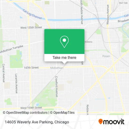 14605 Waverly Ave Parking map