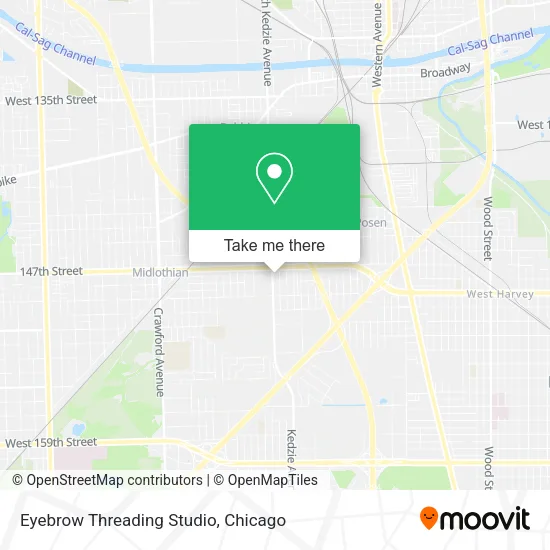 Eyebrow Threading Studio map