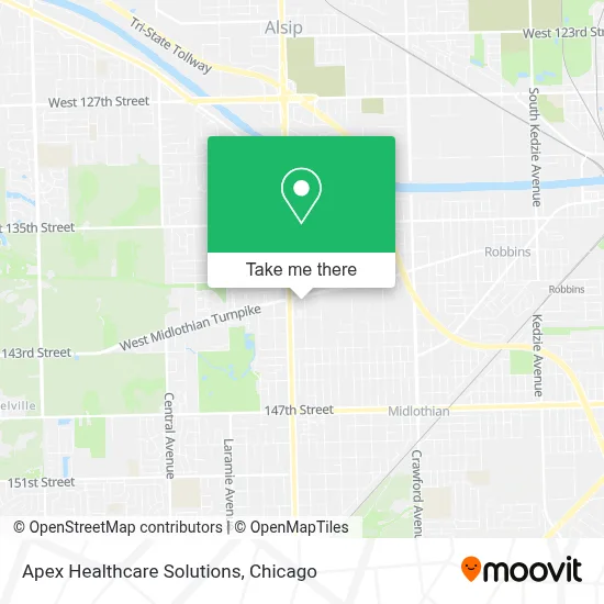 Apex Healthcare Solutions map