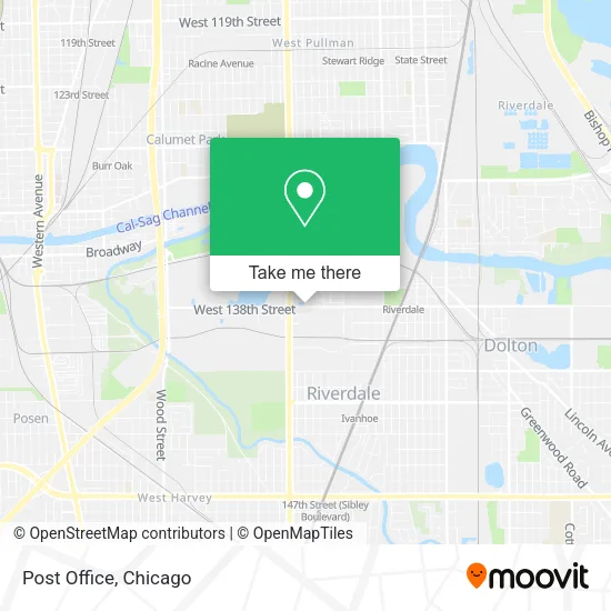 Post Office map