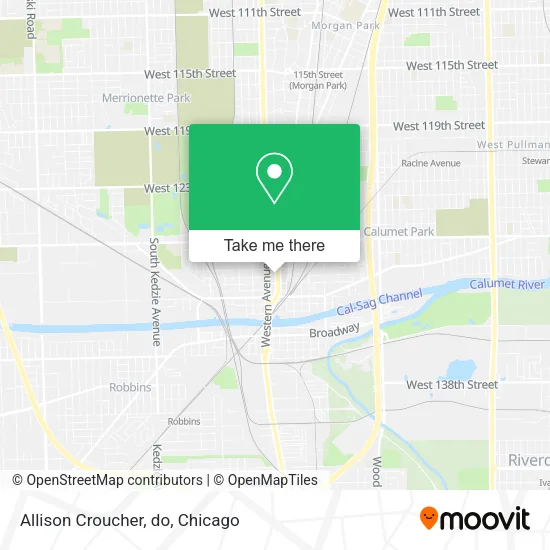 Allison Croucher, do map