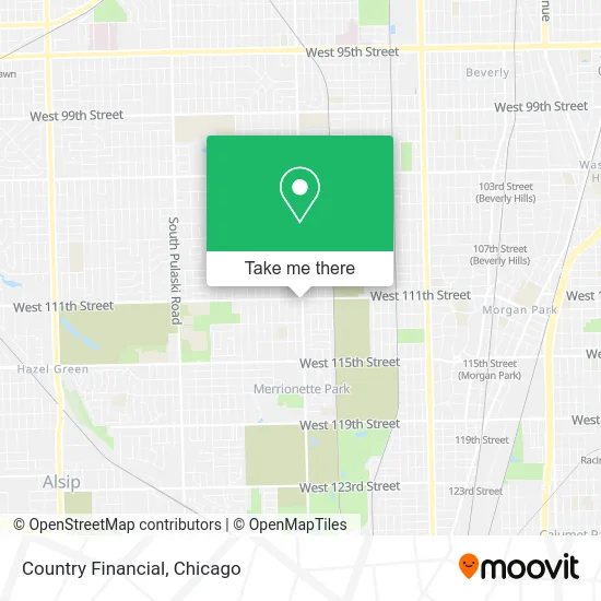 Country Financial map