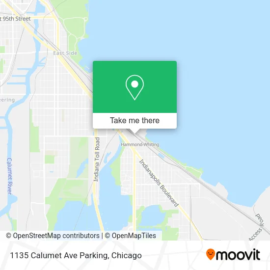 1135 Calumet Ave Parking map