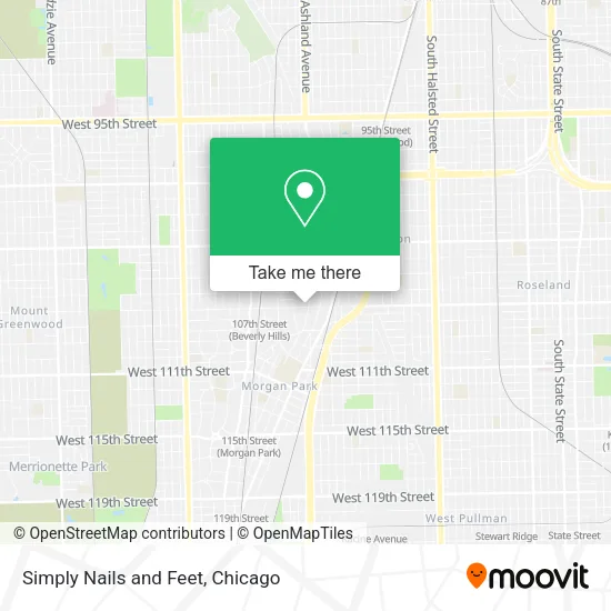 Simply Nails and Feet map