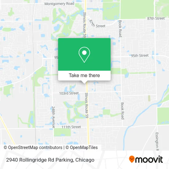 2940 Rollingridge Rd Parking map