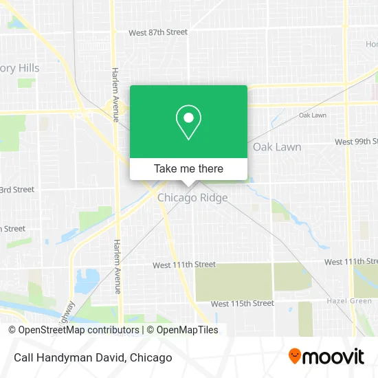 Call Handyman David map