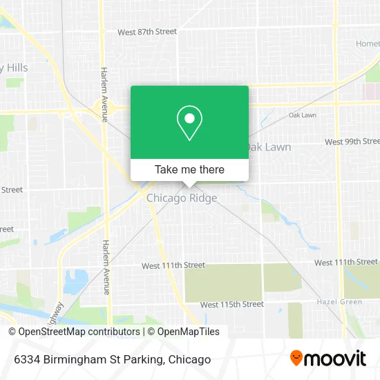 6334 Birmingham St Parking map