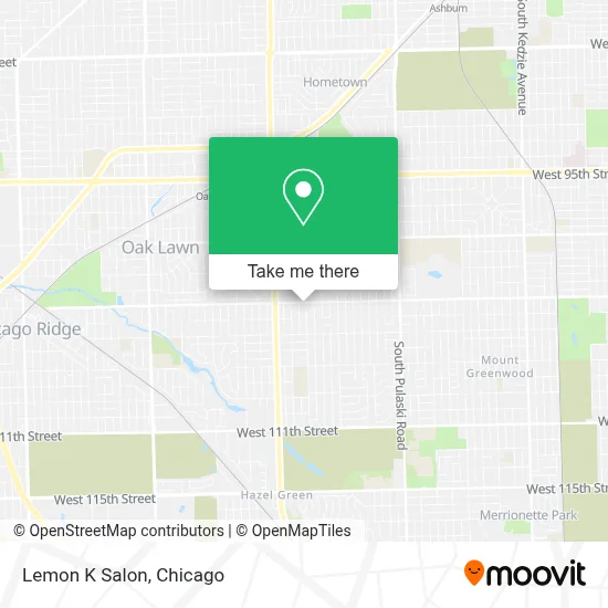 Lemon K Salon map