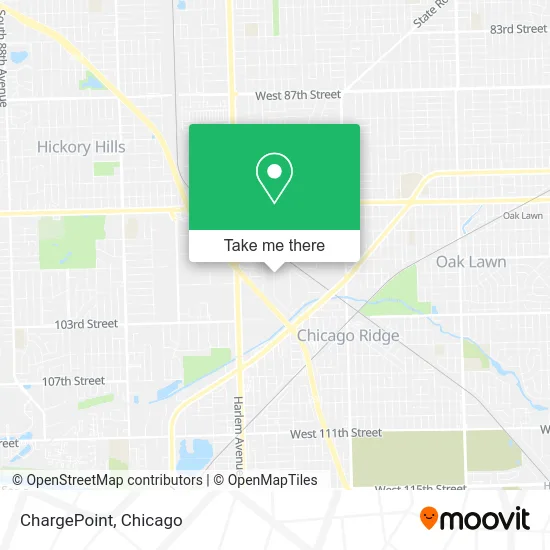 ChargePoint map