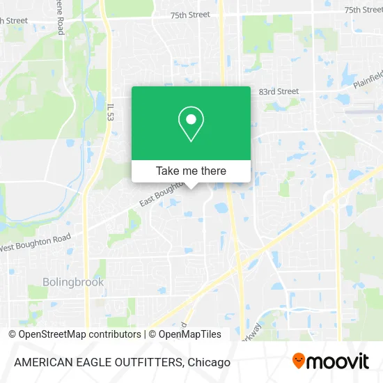 AMERICAN EAGLE OUTFITTERS map