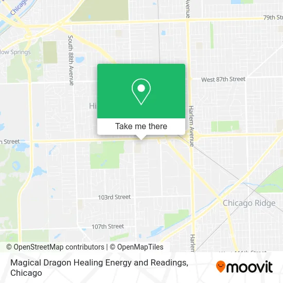 Magical Dragon Healing Energy and Readings map