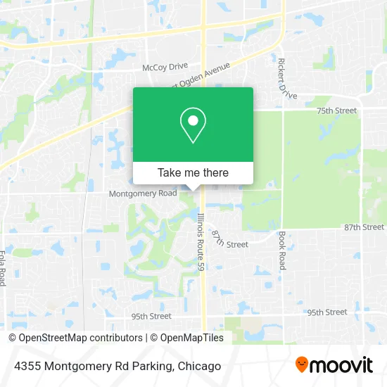 4355 Montgomery Rd Parking map