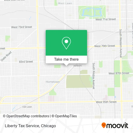 Liberty Tax Service map