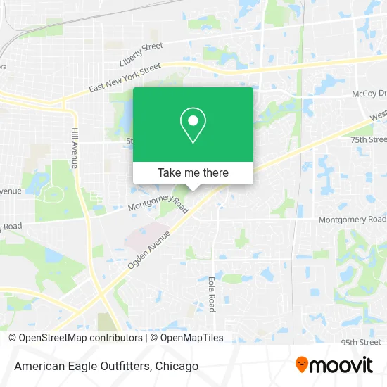 AMERICAN EAGLE OUTFITTERS map