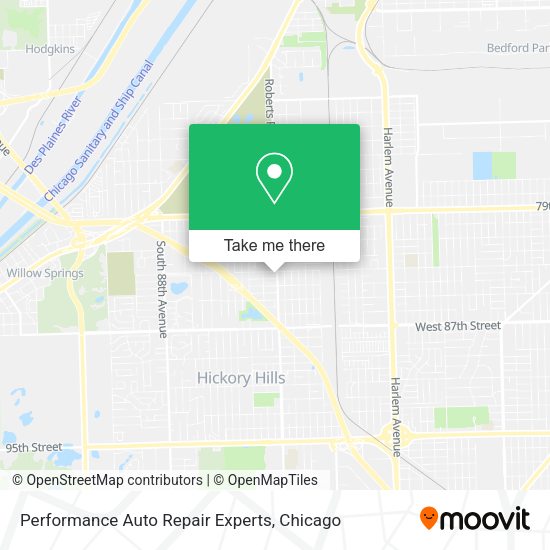 Performance Auto Repair Experts map