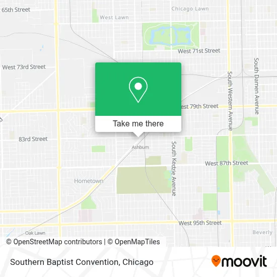 Southern Baptist Convention map