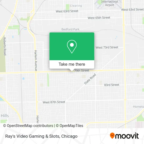 Ray's Video Gaming & Slots map