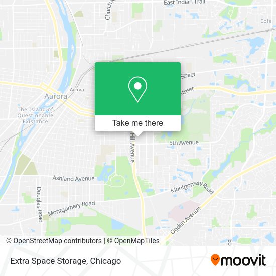 Extra Space Storage map