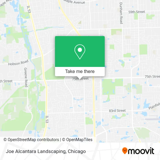 Joe Alcantara Landscaping map